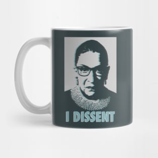 RBG - I dissent - double exposure Mug